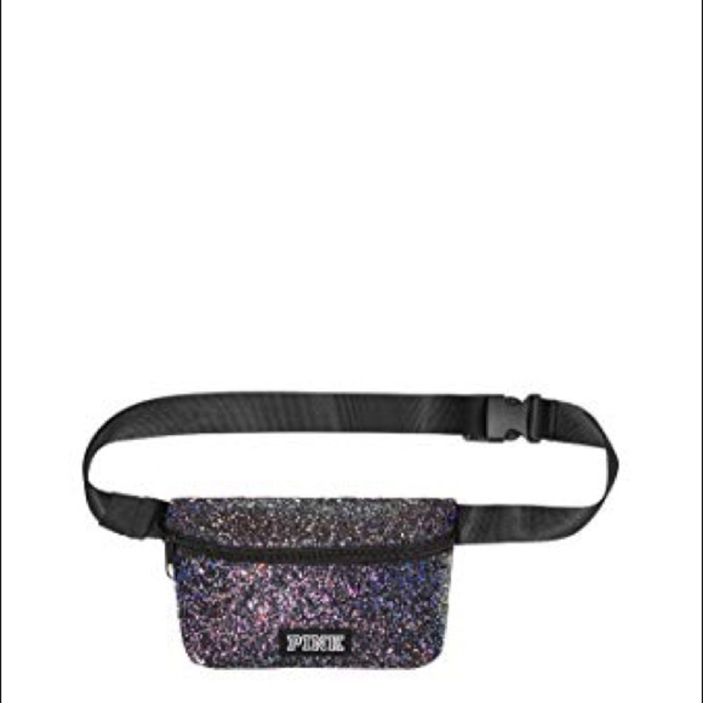 Victoria secret pink fanny back (glitter black)